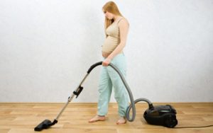Работа по дому во время беременности