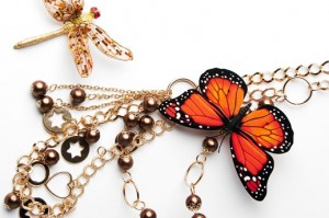 талисман, украшения, бабочка, драгоценности