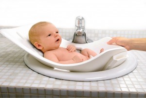 ванночка, ребенок, новорожденный, купание