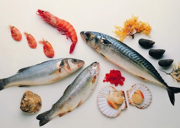 морепродукты, продукты, рыба